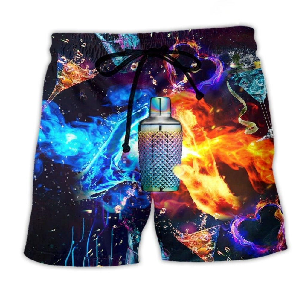 Bartender Call Shot Beach Shorts For Coastal Adventures And Distinctive Seasonal Style