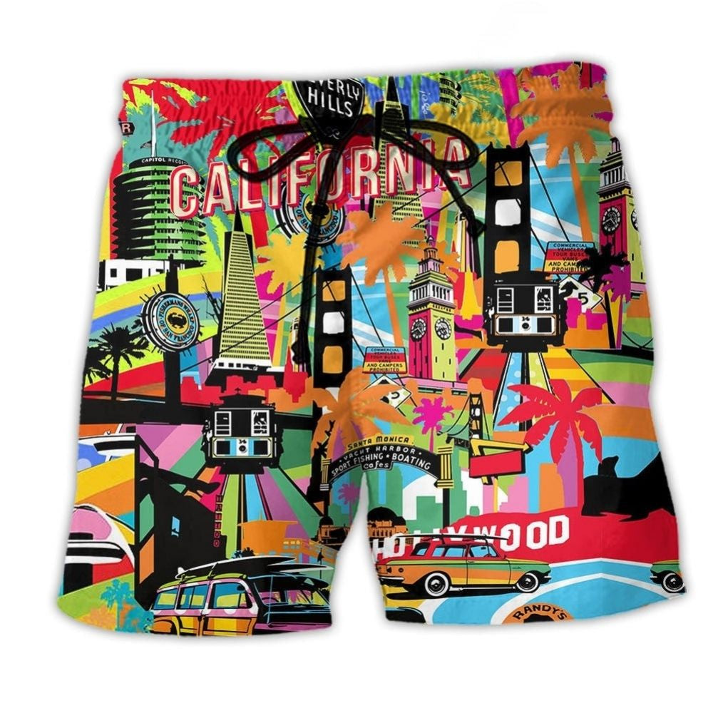 California Summer Beach Shorts For Sunny Day Getaways And Comfortable Resort Style