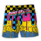 LGBT Pansexual Pride Pop Art Colorful Beach Shorts Print View For Coastal Escapes And Casual Outings