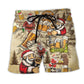 Christmas Beer Fun Beach Shorts For Summer Vacation And Coastal Travel