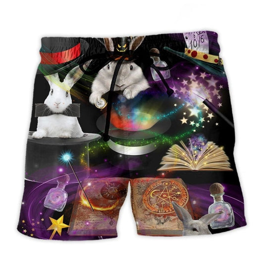 Born To Be Magician Quote Beach Shorts Graphic Detail For Resort Trips And Casual Outings