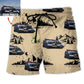 Camping Van Wild Outdoor Photo Beach Shorts For Relaxed Shoreline Days And Everyday Comfort
