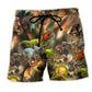 Dinosaur Friends Adventure Beach Shorts For Oceanfront Weekends And Easy Warm Weather Wear