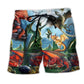 Dragon World Beach Shorts For Weekend Escapes And Flexible Everyday Wear