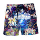 Bowling Good Times Roll Beach Shorts For Summer Vacation And Coastal Travel