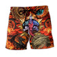 Dragon Fire Beach Shorts For Tropical Holidays And Casual Outdoor Comfort