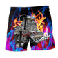 Hot Rod Classic Ride Beach Shorts For Road Trips And Coastal Travel