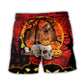 Dachshund Halloween Red Beach Shorts For Beach Days And Relaxed Casual Style