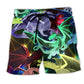 Neon Dragon Beach Shorts For Resort Days And Laid Back Daily Wear