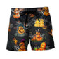 Halloween S Lit Beach Shorts For Coastal Adventures And Everyday Comfort