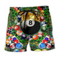 Billiard Pool Shark On Duty Beach Shorts For Poolside Relaxation And Summer Adventures