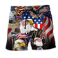 Veteran Hero Strength Beach Shorts For Casual Day Trips And Everyday Comfort