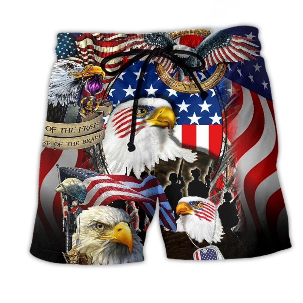 Veteran Hero Strength Beach Shorts For Casual Day Trips And Everyday Comfort
