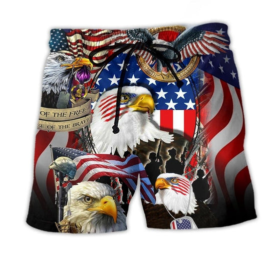 Veteran Hero Strength Beach Shorts For Casual Day Trips And Everyday Comfort