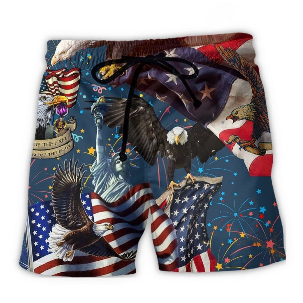 American Eagle Victory Beach Shorts Design Detail For Weekend Getaways And Beach Days