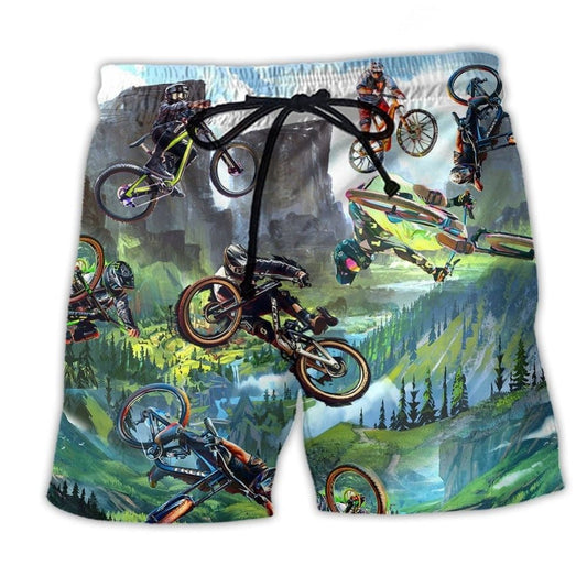 Bike Don't Follow Me Bold Rider Beach Shorts For Warm Weather Travel And Everyday Comfort