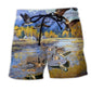 Wild Flying Duck Beach Shorts For Casual Day Trips And Leisure And Relaxation