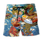 Ramen Food Comfort Beach Shorts For Oceanfront Weekends And Vacation Ready Style