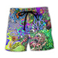 Hippie Octopus Music Beach Shorts For Poolside Relaxation And Summer Adventures