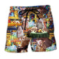 Traveling Hamster Adventure Beach Shorts For Relaxed Shoreline Days And Easy Warm Weather Wear