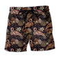 Vintage Flamingo Pineapple Beach Shorts For Outdoor Adventures And Warm Weather Wardrobe