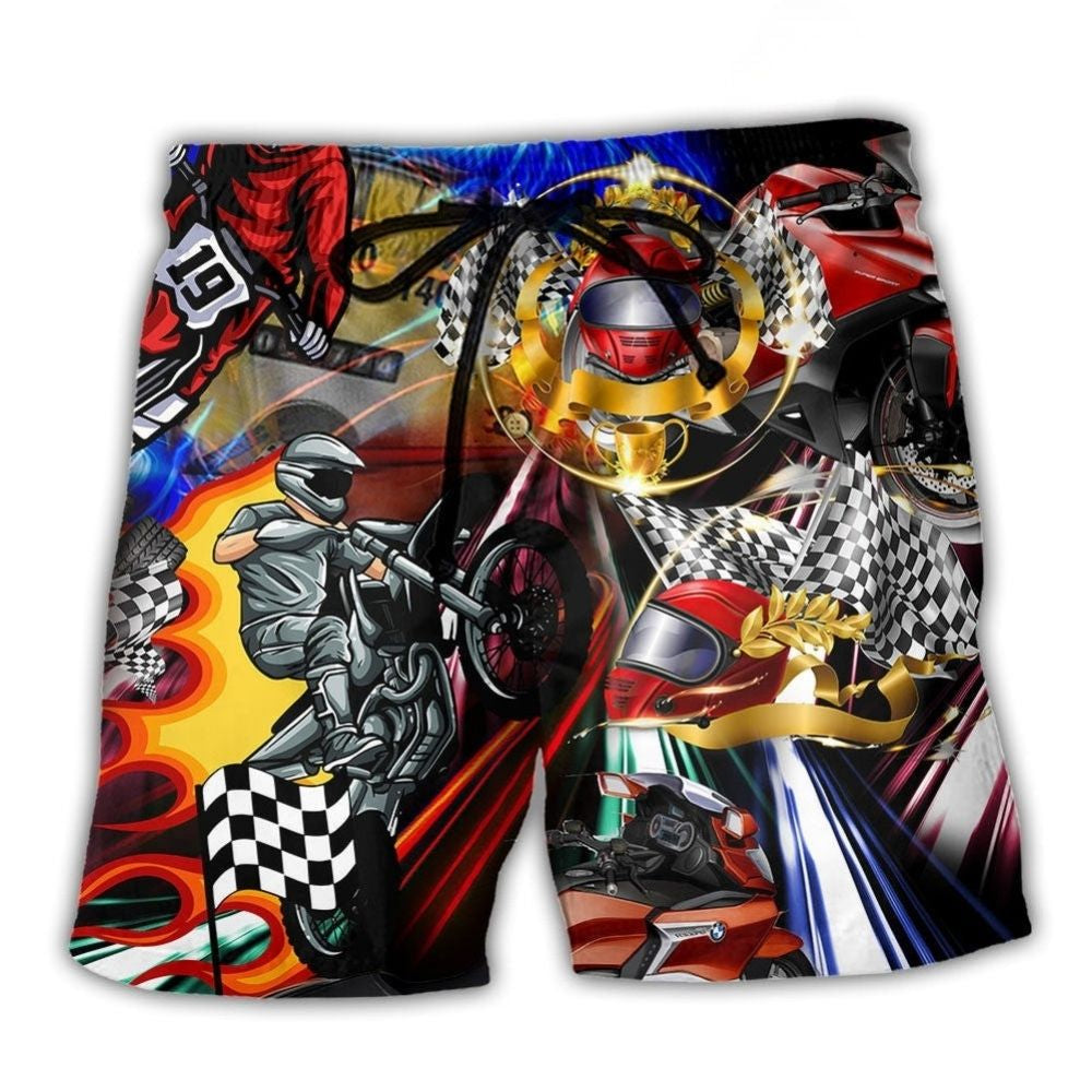 Motorcycle Wind Rain Beach Shorts For Island Escapes And Casual Outdoor Comfort