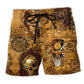 Skull Pirate Retro Beach Shorts For Poolside Relaxation And Summer Adventures