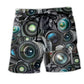 Camera Dark Lens View Beach Shorts For Poolside Relaxation And Summer Adventures