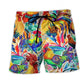 Chicken Farm Strong Beach Shorts Pattern View For Nature Adventures And Beach Days