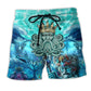Blue Ocean Beach Shorts For Holiday Cruises And Bright Summer Outfits