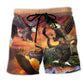 Eagle Hunter Spirit King Of The Sky Beach Shorts Pattern Detail For Relaxed Warm Weather Outfits