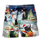 Merry Catmas Holiday Beach Shorts For Resort Days And Casual Outdoor Comfort