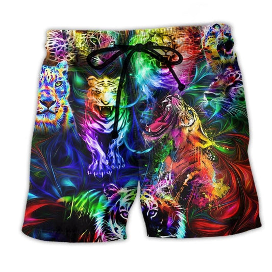Jungle King Wild Cat Beach Shorts For Resort Days And Leisure And Relaxation