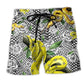 Snake Leaf Nature Beach Shorts For Outdoor Adventures And Easygoing Coastal Style