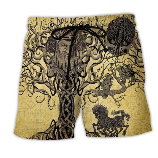 Viking Victory Vintage Beach Shorts For Coastal Adventures And Travel Ready Comfort