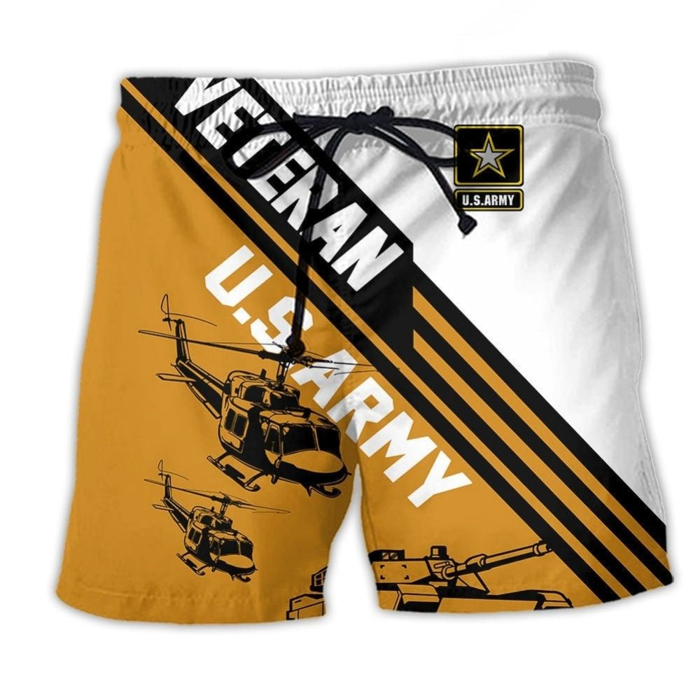 Veteran Memorial Tribute Beach Shorts For Outdoor Adventures And Memorable Gift Ideas