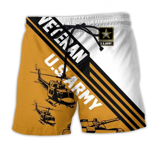 Veteran Memorial Tribute Beach Shorts For Outdoor Adventures And Memorable Gift Ideas