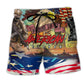 Veteran Proud To Be An American America Symbol Beach Shorts For Poolside Relaxation And Summer Adventures