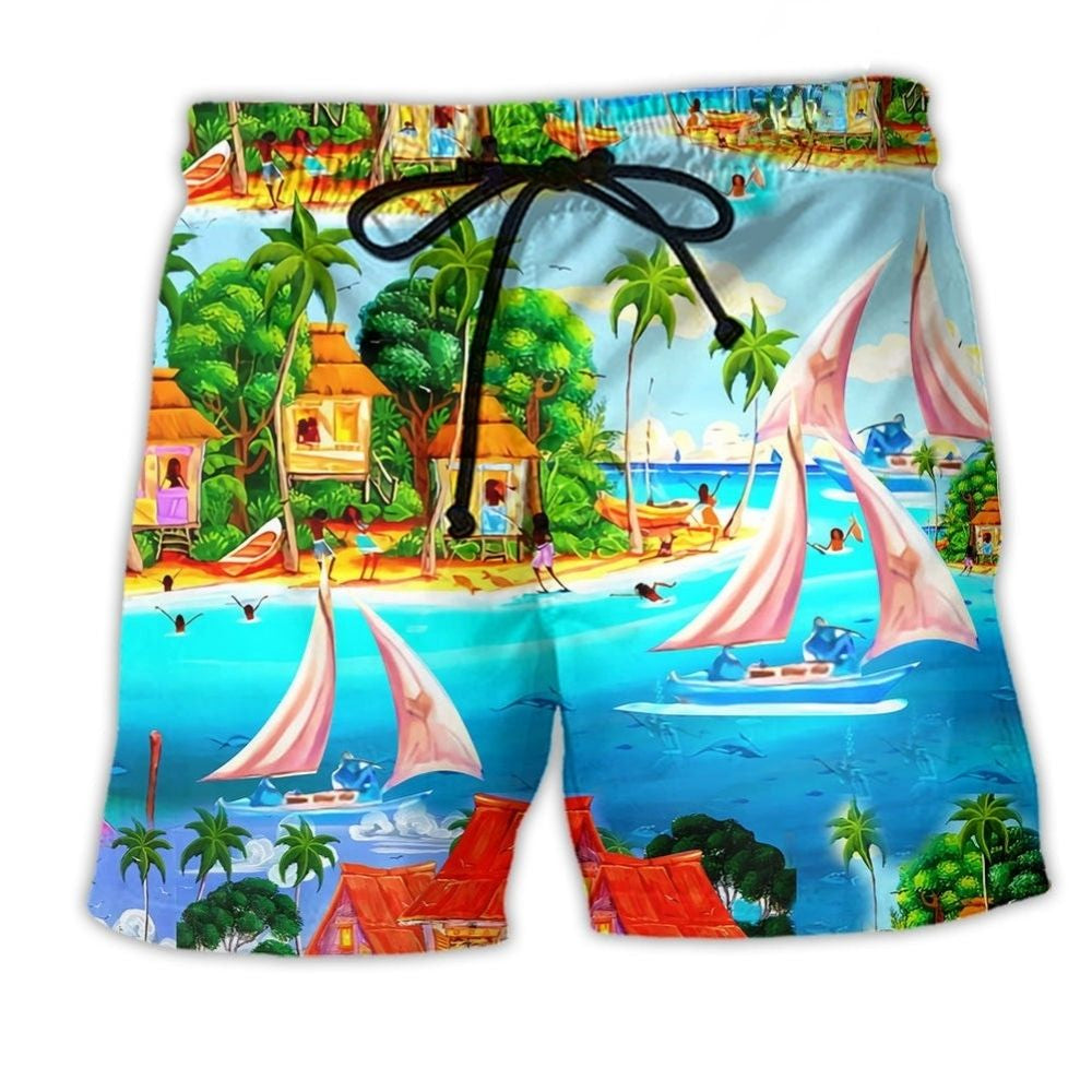 Tropical Hawaii Beach Shorts For Coastal Road Trips And Memorable Gift Ideas