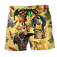 Dragon Beer Humor Fantasy Party Beach Shorts For Coastal Adventures And Relaxed Summer Wear