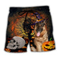 German Shepherd Halloween Beach Shorts For Warm Weather Outings And Relaxed Casual Style