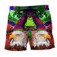 Colorful American Eagle Beach Shorts For Casual Day Trips And Flexible Everyday Wear