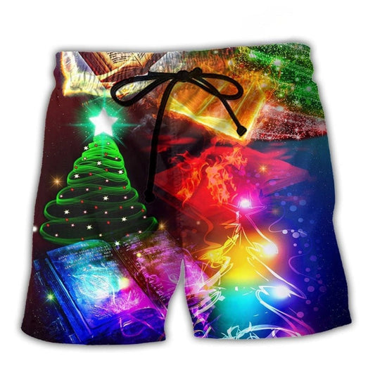 Christmas Book Cozy Beach Shorts For Casual Day Trips And Easy Warm Weather Wear