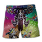 Motorcycle Freedom Beach Shorts For Island Escapes And Relaxed Holiday Style