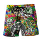 Skull So Playful Beach Shorts For Summer Vacation And Coastal Travel