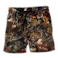 Deer Hunting American Outdoor Beach Shorts For Summer Vacations And Easygoing Coastal Style