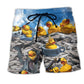 Rubber Duck Beach Shorts For Island Escapes And Travel Ready Comfort