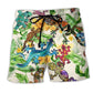 Lizard Warning Beach Shorts For Casual Day Trips And Memorable Gift Ideas