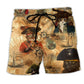 Cat Pirate Adventure Story Beach Shorts Design Detail For Coastal Escapes And Daily Wear