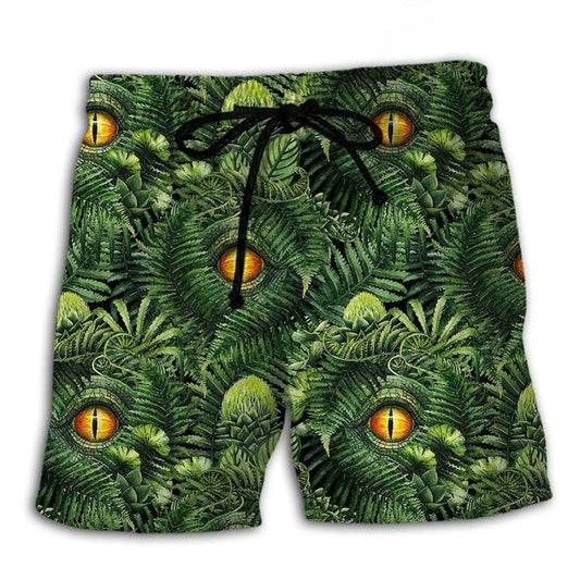 Lizard Eye Amazing Leaf Beach Shorts For Coastal Adventures And Relaxed Summer Wear